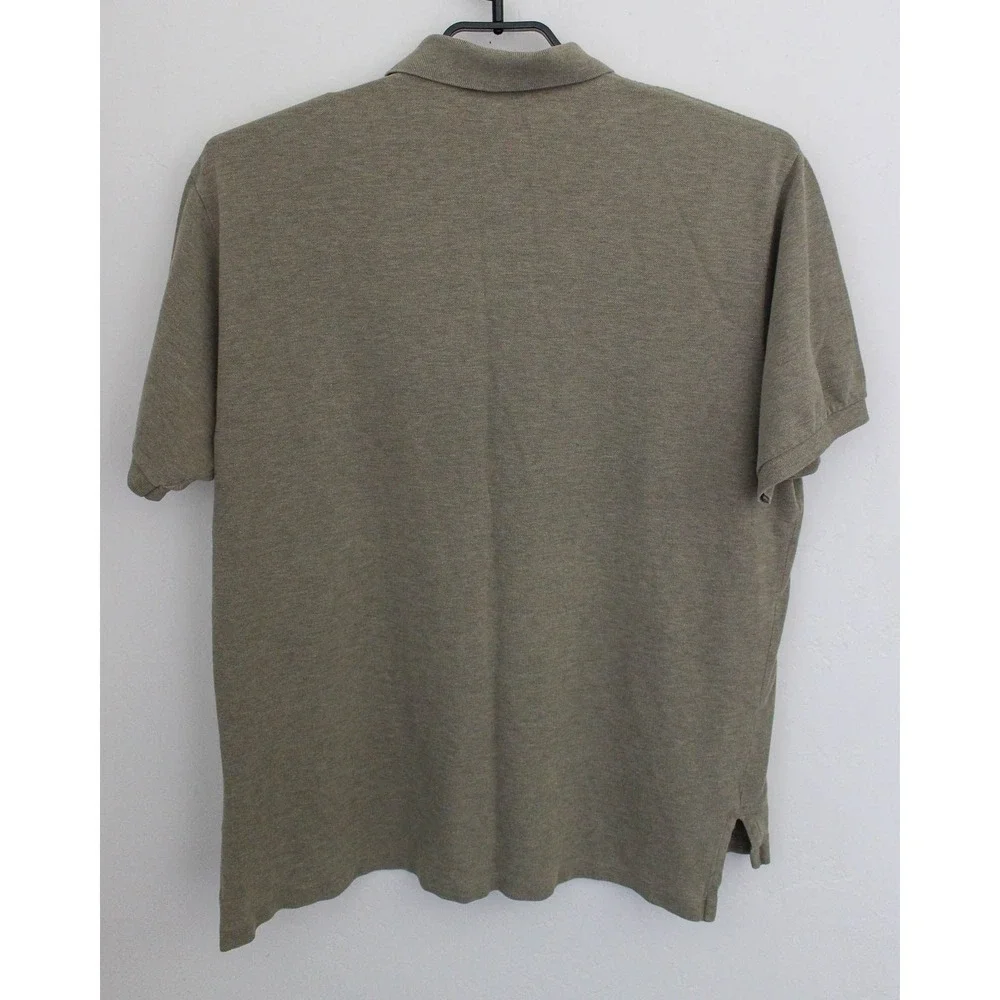 Polo Ralph Lauren Shirt Mens XXL Olive‎ Green Pullover Short Sleeve Cotton Logo